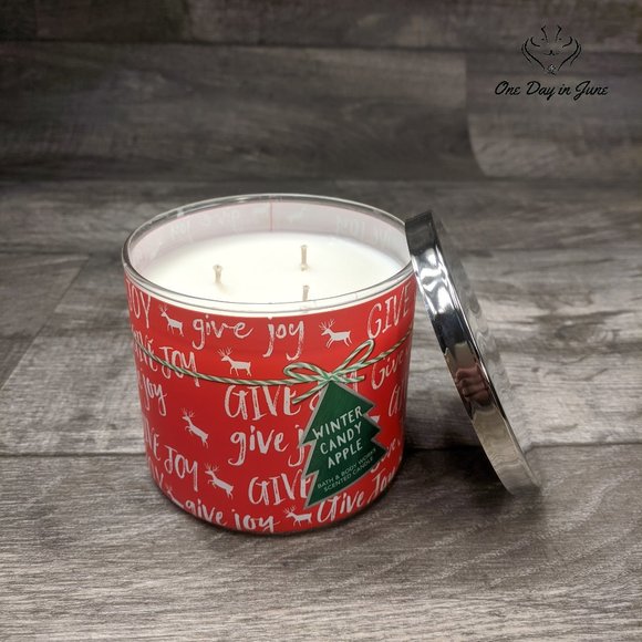 Bath & Body Works Other - Bath & Body Works Winter Candy Apple 3 Wick Candle